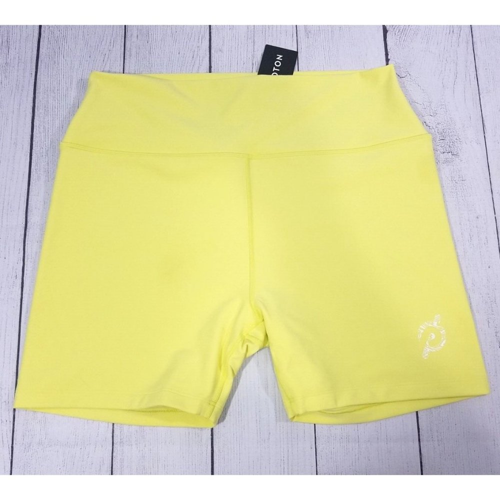 Peloton Cadent 5" Bike Shorts Women's Size XL- Yellow